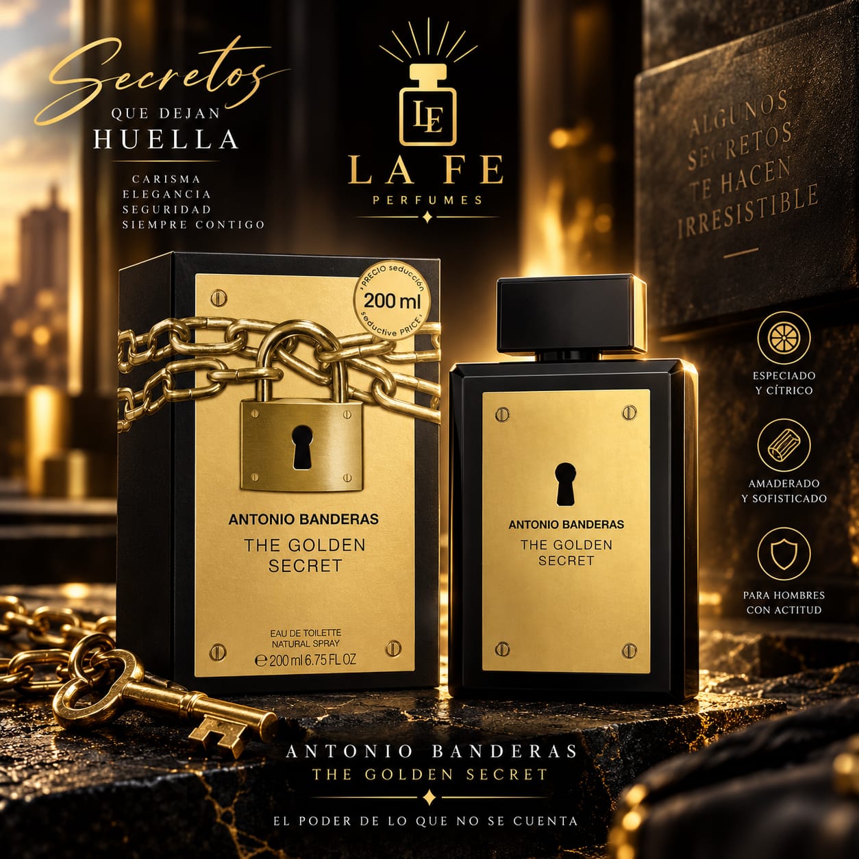 Antonio Banderas The Golden Secret Men 200ml EDT